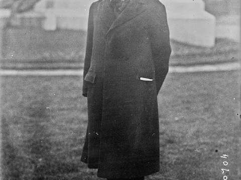 Yeats in Dublin on 12 December 1922, at the start of his term as member of the Seanad Eireann