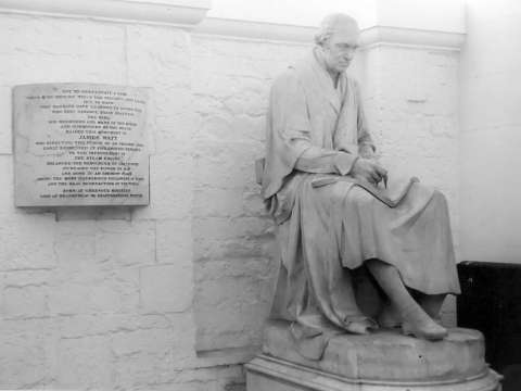 Chantrey's statue of James Watt
