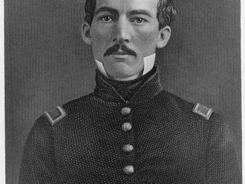 Brevet Second Lieutenant Philip Sheridan, engraving by H. B. Hall
