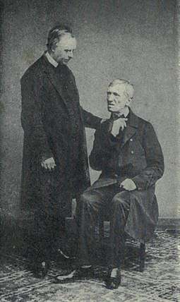 Ambrose St. John (left) and John Henry Newman
