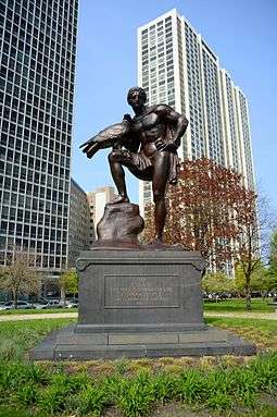 Statue dedicated to Goethe in Chicago's Lincoln Park (1913)