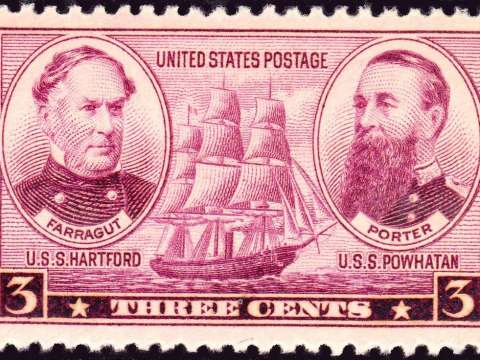 Navy Issue of 1937 Farragut honored along with Porter, his foster brother