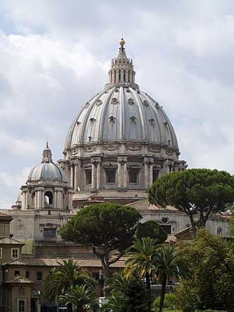The dome of St Peter's Basilica