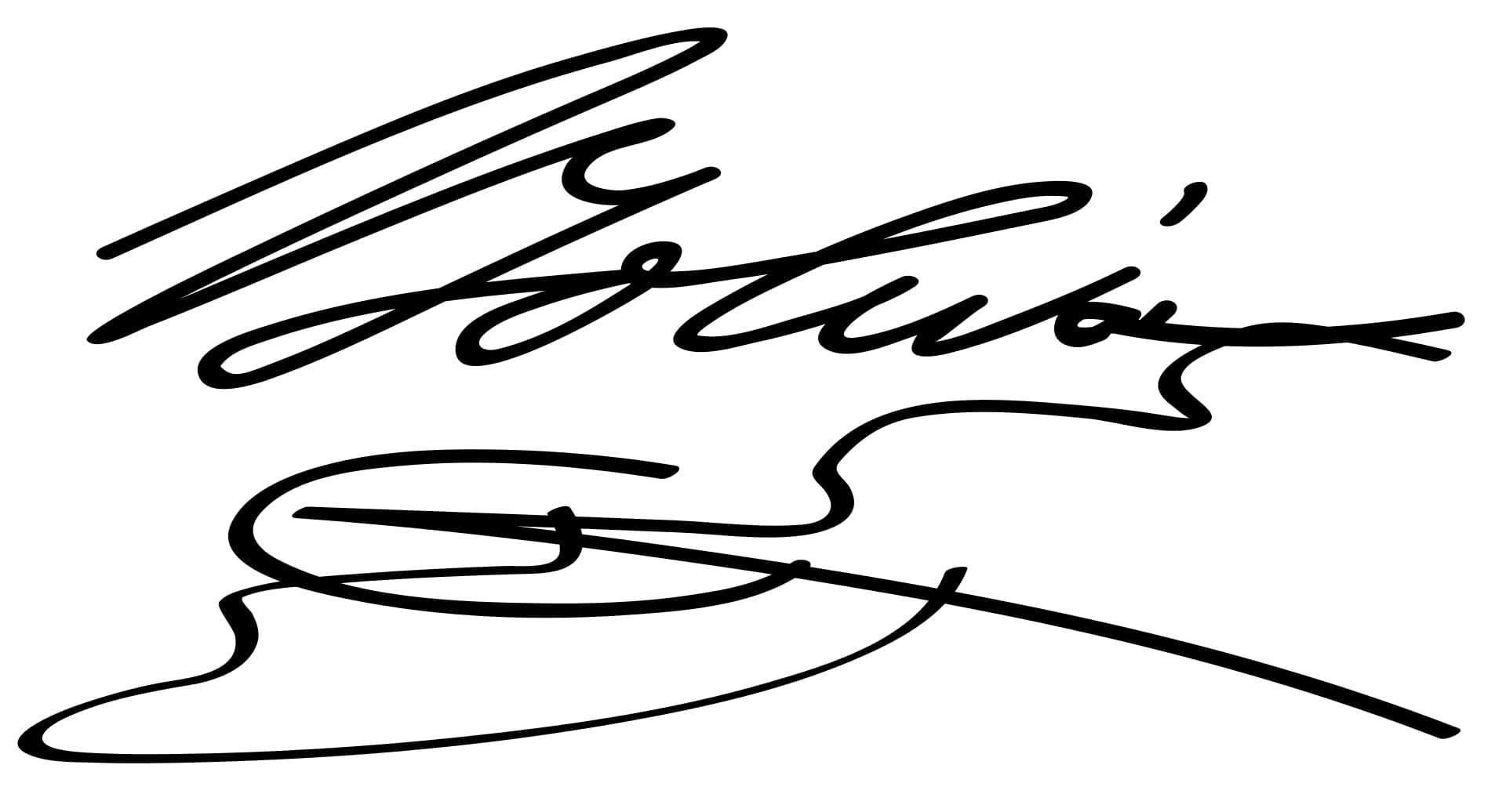Simón Bolívar Signature