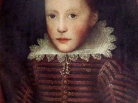 John Milton at age 10 by Cornelis Janssens van Ceulen. In Milton's Cottage, Chalfont St Giles.