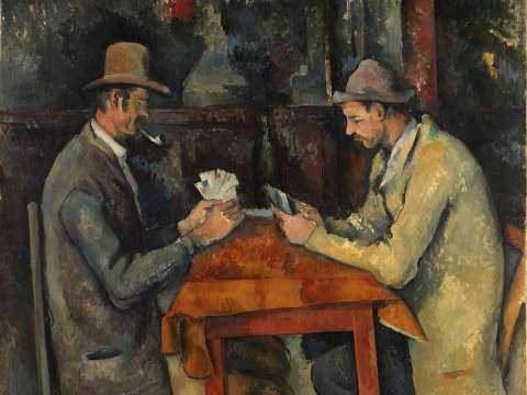 Paul Cézanne, The Card Players, 1892–93, oil on canvas, 97 x 130 cm, Royal Family of Qatar