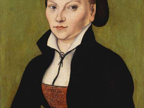 Katharina von Bora, Luther's wife, by Lucas Cranach the Elder, 1526