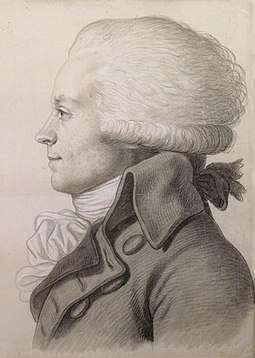 Portrait of Robespierre (1792) by Jean-Baptist Fouquet.