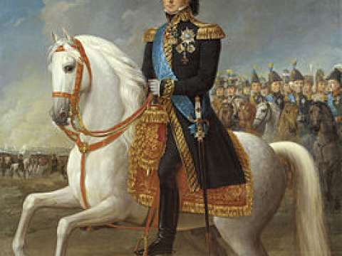 Bernadotte as Crown Prince, painting by Fredric Westin
