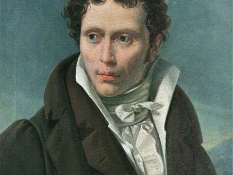 Schopenhauer in 1815. Portrait by Ludwig Sigismund Ruhl