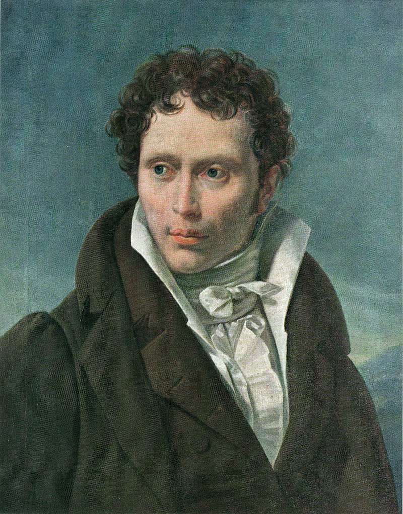 Schopenhauer in 1815. Portrait by Ludwig Sigismund Ruhl