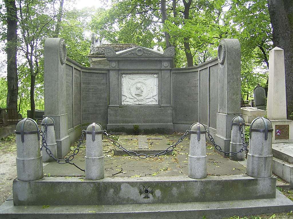 Ney's gravesite in Père Lachaise Cemetery