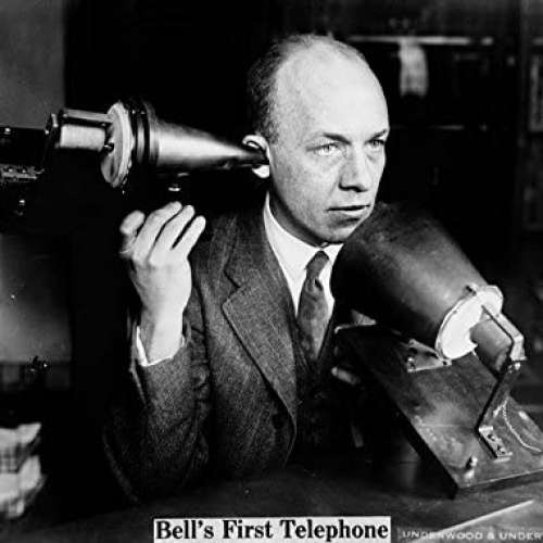 Alexander Graham Bell's First Telephone Photo