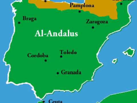 Moorish Hispania in 732