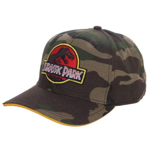Jurassic Park Curved Snapback Hat