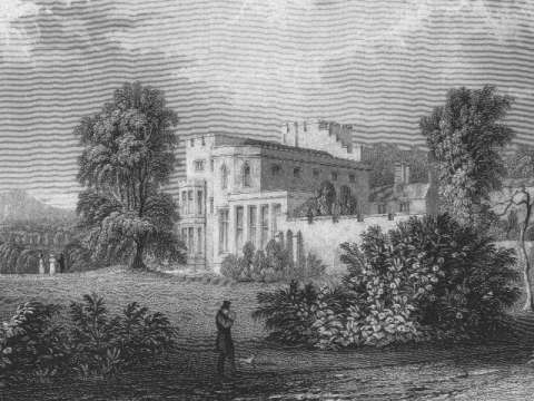 Brougham Hall in 1832