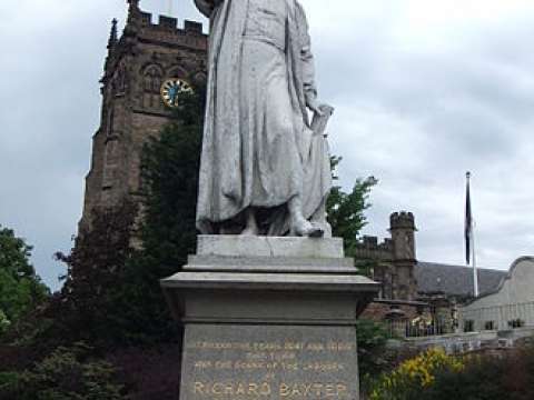 Richard Baxter Statue at St Mary's Church, Kidderminster