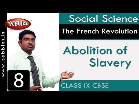 Abolition of Slavery : The French Revolution