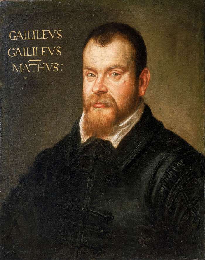 Galileo Galilei, portrait by Domenico Tintoretto