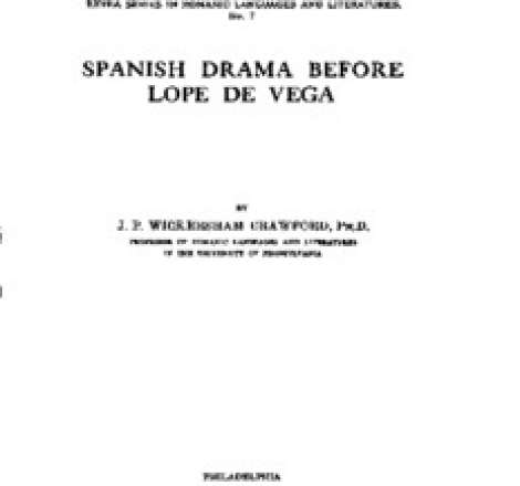 Spanish drama before Lope de Vega