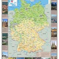 Wall Map of Germany