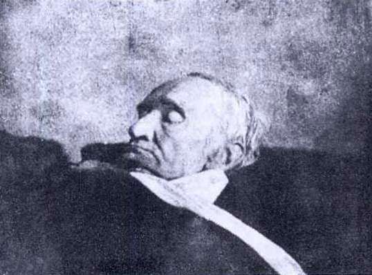 Gauss on his deathbed (1855)