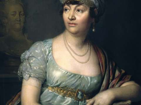 Madame de Staël in 1812 by Vladimir Borovikovsky