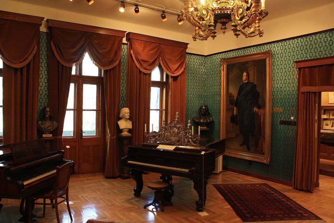 One of Franz Liszt's pianos from his apartment in Budapest