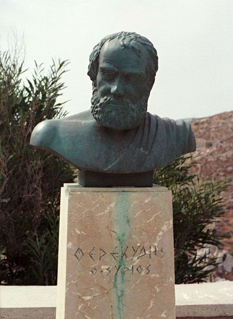 Bust in Syros