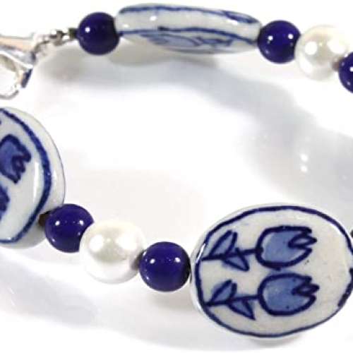 Dutch Blue Delft Porcelain Bracelet