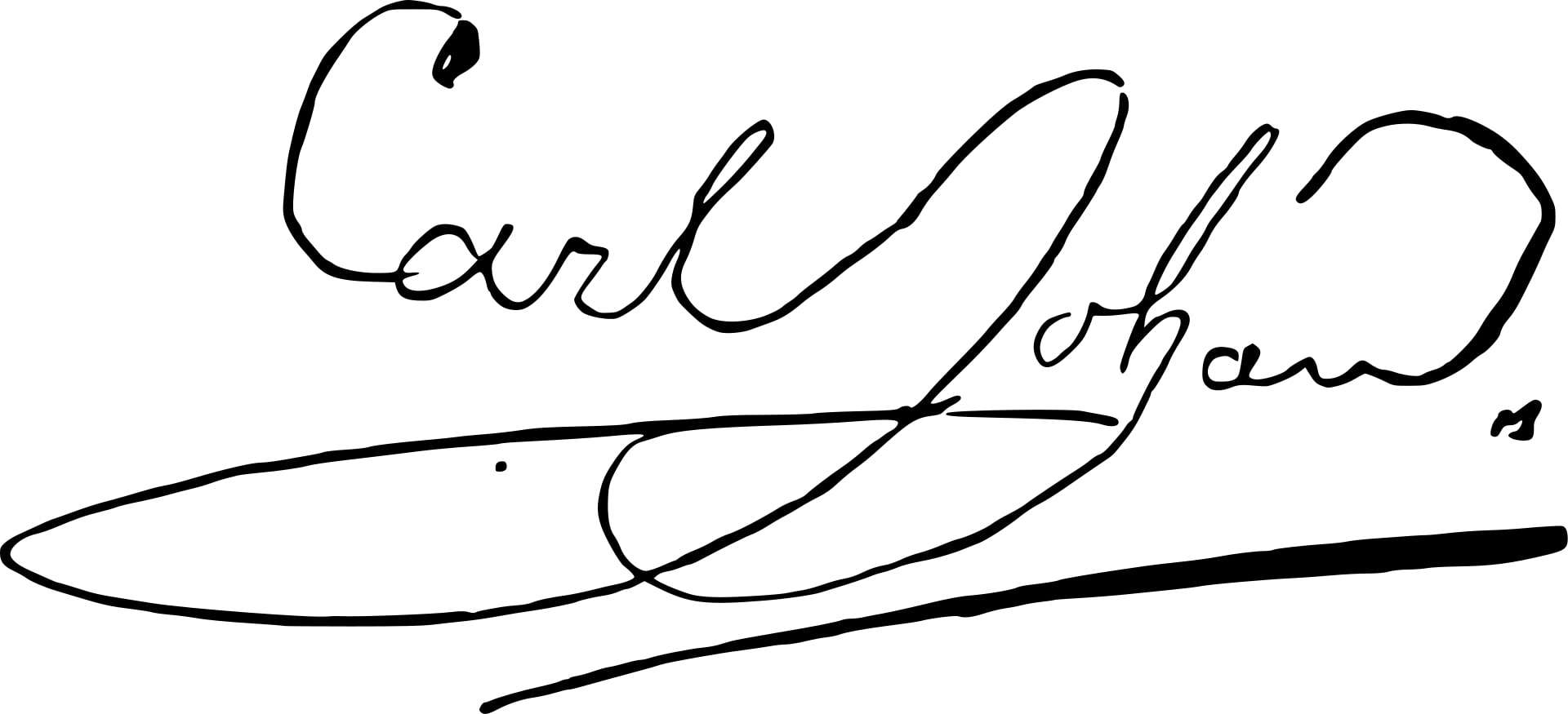 Charles XIV John Signature