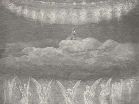 Illustration for Paradiso (of The Divine Comedy) by Gustave Doré