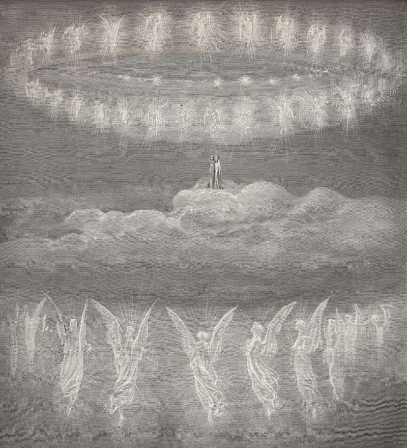 Illustration for Paradiso (of The Divine Comedy) by Gustave Doré