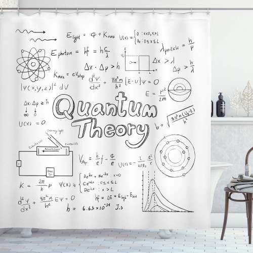 Quantum Theory Shower Curtain