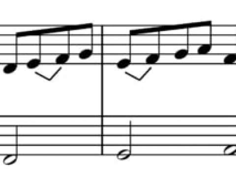 Sequence ascending by step About this soundPlay (help·info). Note that there are only four segments, continuously higher, and that the segments continue by the same distance (seconds: C–D, D–E, etc.).