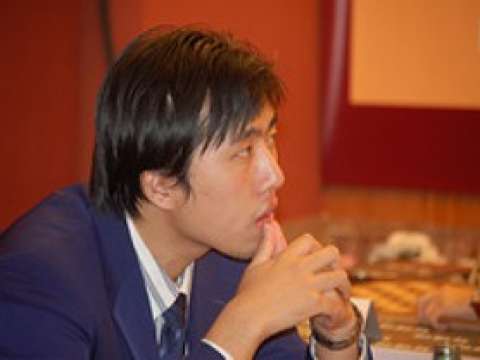Bu Xiangzhi at the 2007 Blindfold Chess World Cup in Bilbao