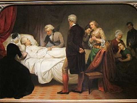 Washington on his Deathbed Junius Brutus Stearns 1799