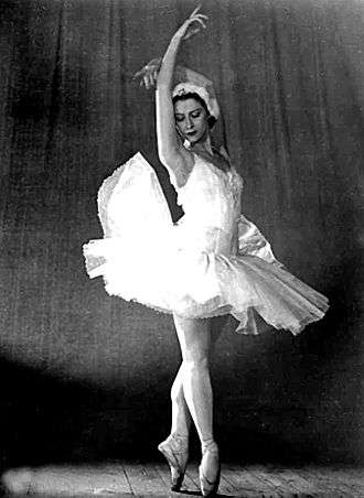 In Swan Lake with the Bolshoi Ballet, 1966