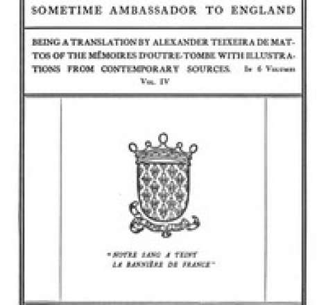 The Memoirs of François René Vicomte de Chateaubriand Vol. 4