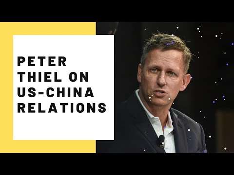 Peter Thiel on US-China Relations at the Nixon Foundation