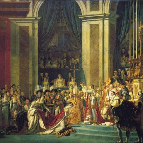 The Coronation of Napoleon and Josephine Art Poster 