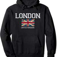 Vintage London Pullover Hoodie