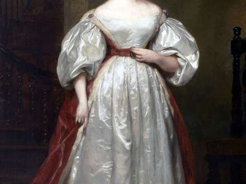 Portrait of Ada by British painter Margaret Sarah Carpenter (1836).