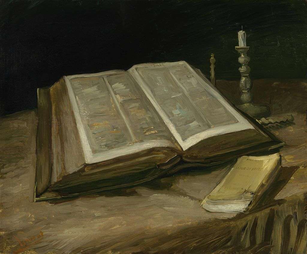 Still Life with Open Bible, 1885