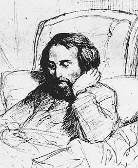 Heine on his sickbed, 1851