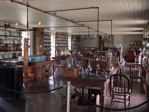 Edison's Menlo Park Laboratory, reconstructed at Greenfield Village at Henry Ford Museum in Dearborn, Michigan