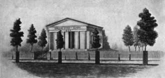 The Greene Street School where Fuller taught from 1837 to 1839