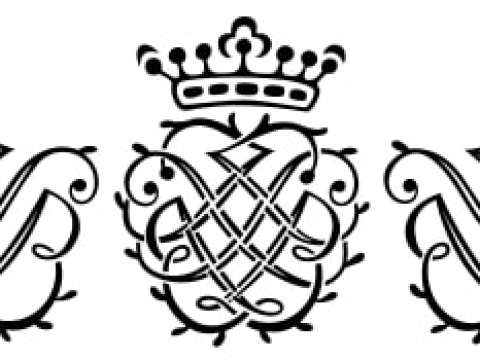 Bach's seal (centre), used throughout his Leipzig years.