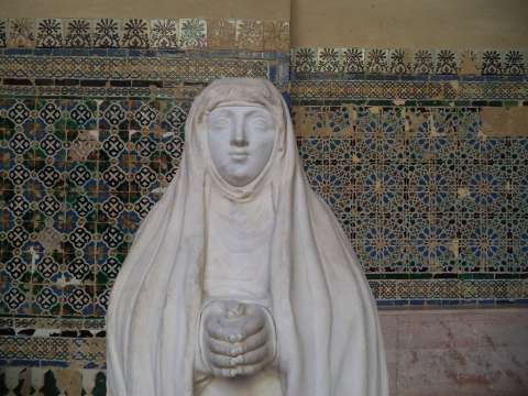 Sculpture of Juana de Zúñiga, second wife of Cortés, for her tomb.