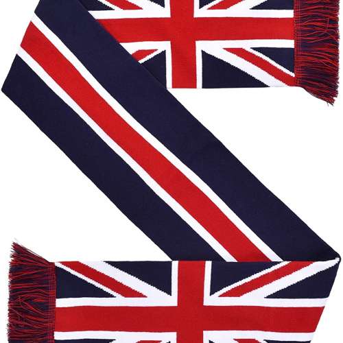 Union Jack Knit Scarf